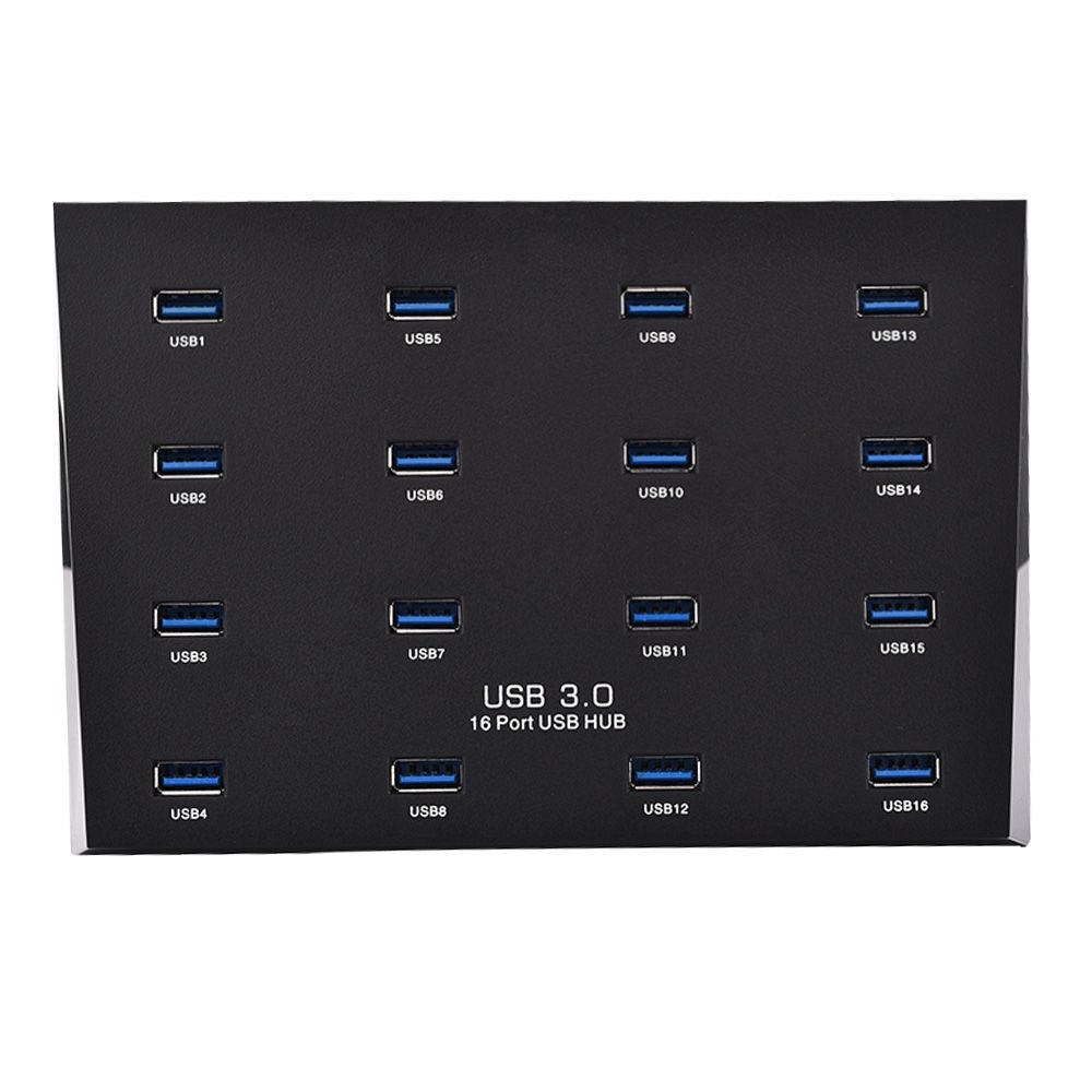 LADAGOGO Portable 16-port USB Duplicator with Extension to Connect 16 USB Device/USB Drives/Memory Sticks/Cameras/Printers & for USB Flash Drive Duplicate