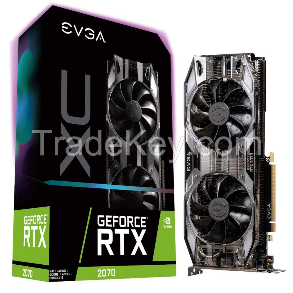 EVGA GeForce RTX 2070 XC Gaming, 8GB GDDR6, Dual HDB Fans & RGB LED Graphics Card 08G-P4-2172-KR, Real Boost Clock: 1710 MHz