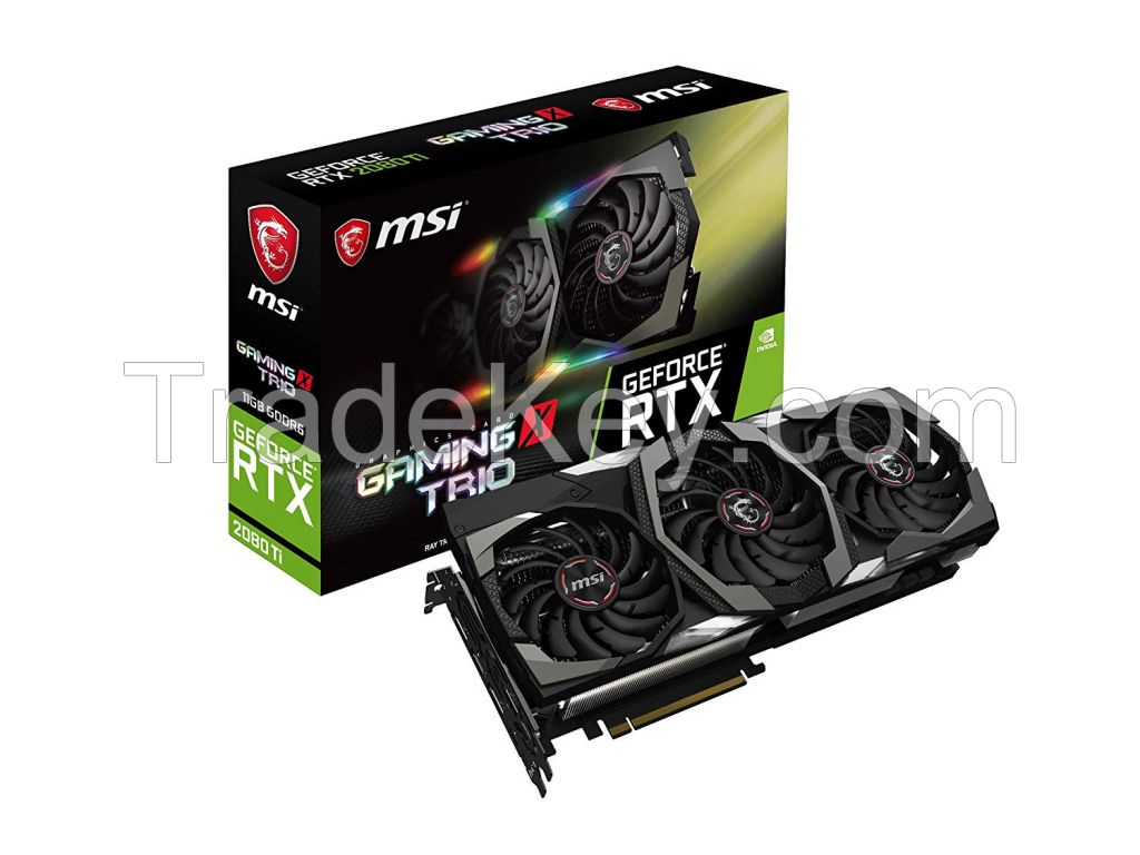 MSI GAMING GeForce RTX 2080 Ti GDRR6 352-bit HDMI/DP/USB Ray Tracing Turing Architecture Graphics Card (RTX 2080 TI GAMING X TRIO)