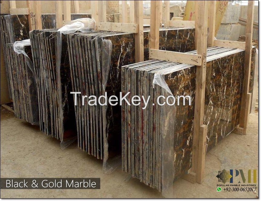 Black and gold marble pakistani marble natural marble portoro