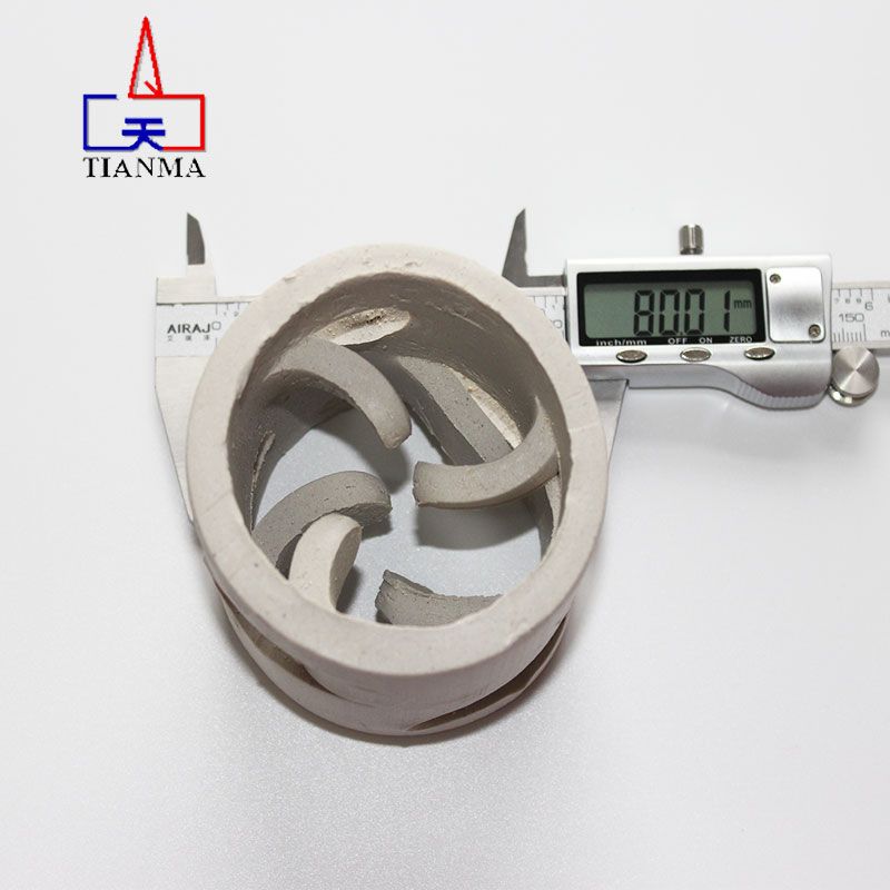 25mm 38mm 50mm 76mm Random packing mass transfer Ceramic pall ring