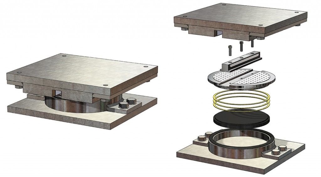 Highway Bridge Construction of Bridge Pot Bearings