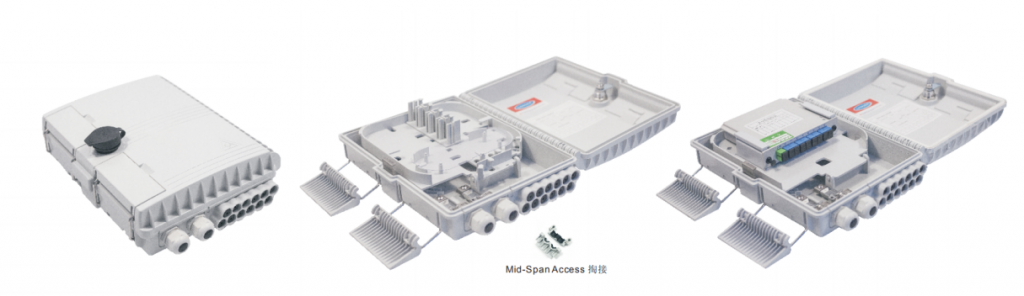 12 Cores Fiber Optical Distribution Box