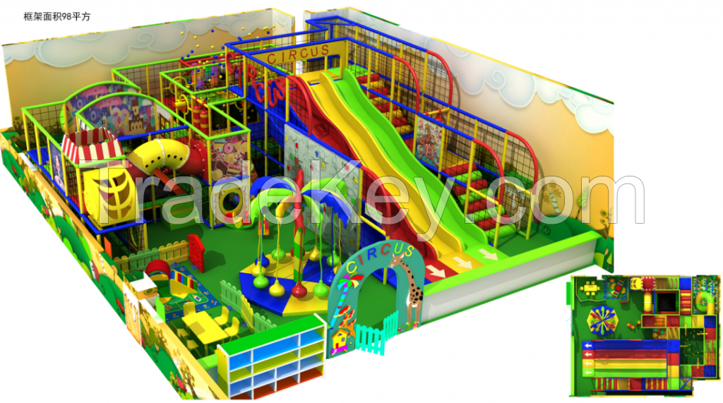 kids indoor playground Park Jungle Theme Playground, playground equipment, Jungle Gym soft play