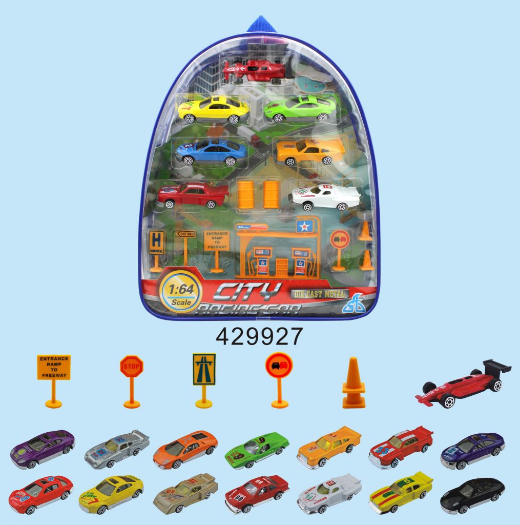 1: 64 Die Cast Vehicle Toy Cars Playset with PVC Bag