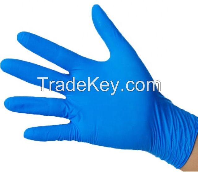 Examination Blue Nitrile Gloves 