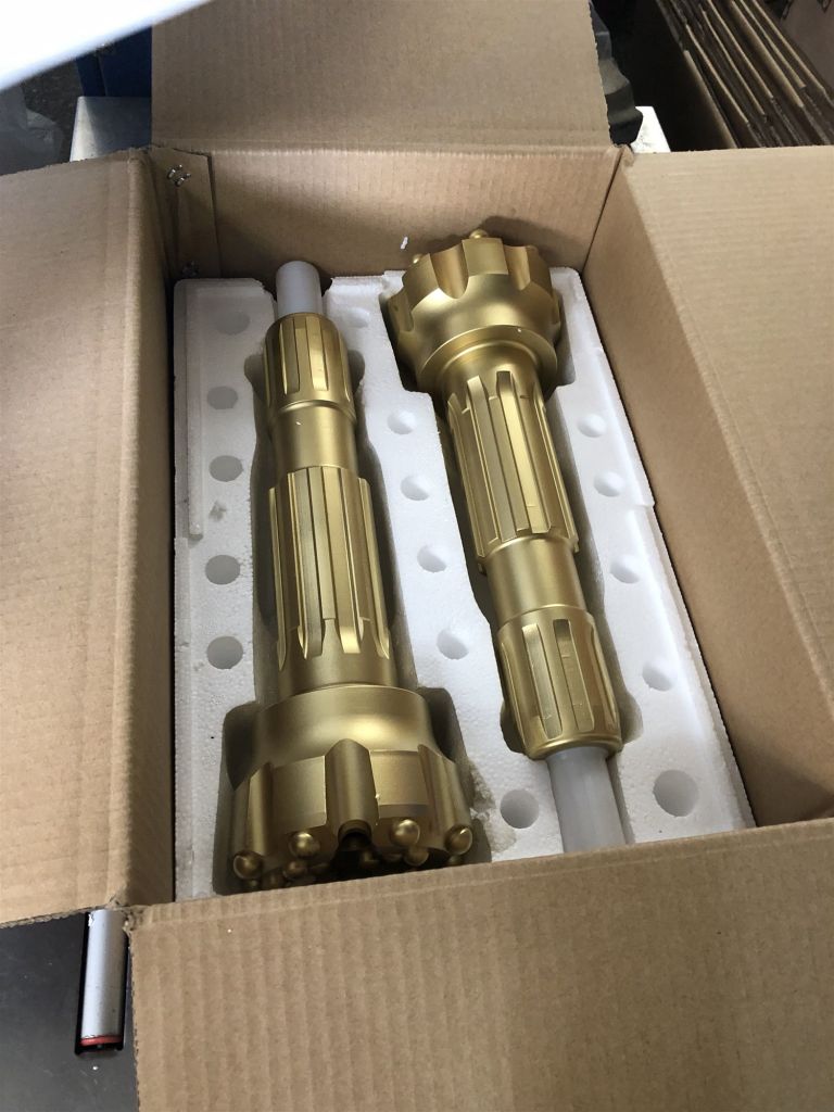 Rocking drilling DTH hammer bit QL40 127mm with concave spherical