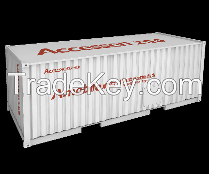 Amobile Movable Container Heating Station