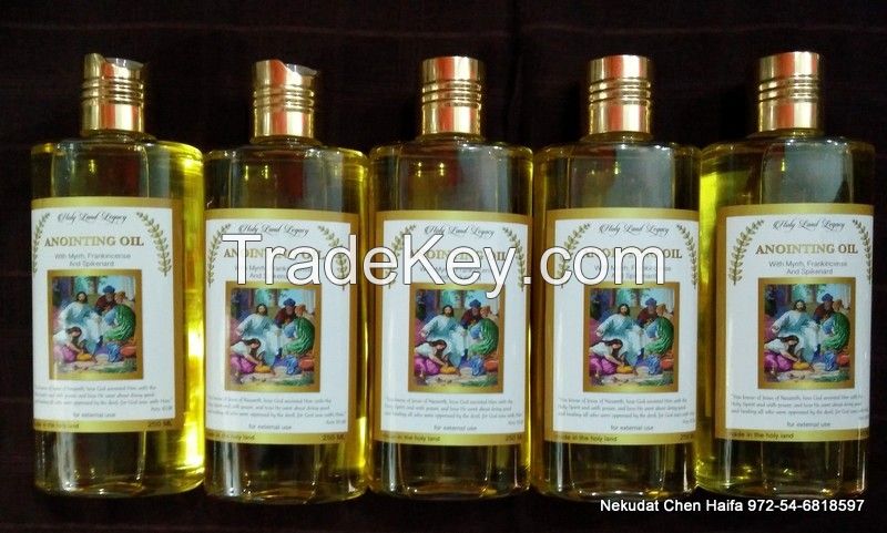 Anointing oil from Israel