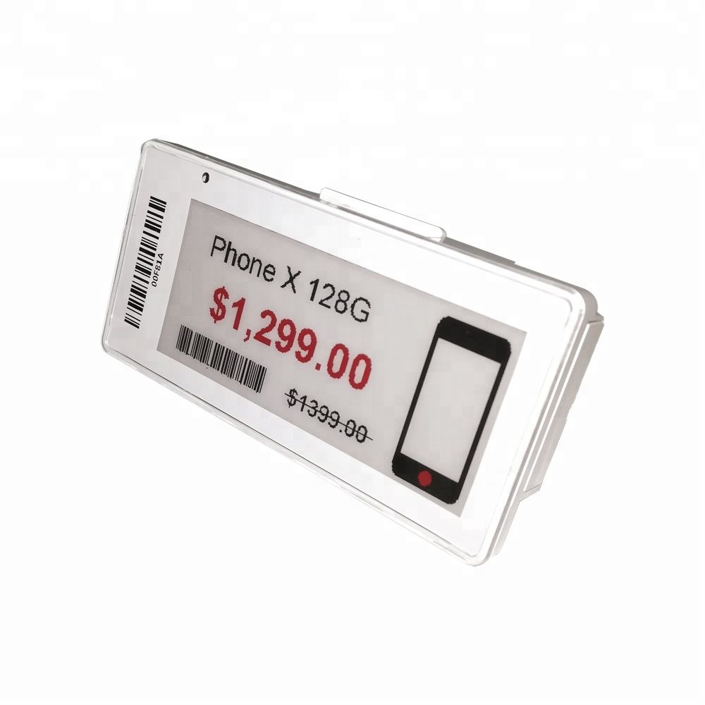 Supermarket  Digital E-ink Display Screen Epaper ESL Electronic Price Shelf Tag