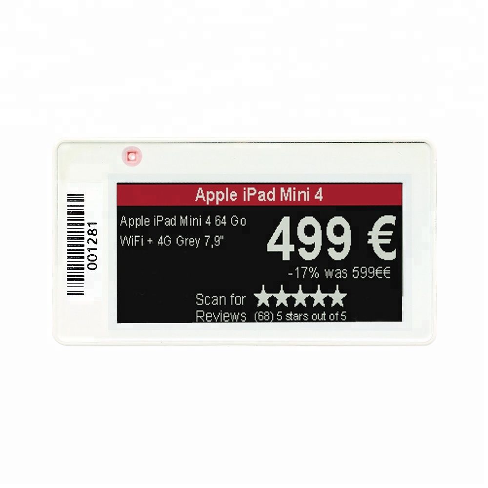 Supermarket System Wireless ESL Demo Kit Epaper Price Display E-ink Electronic Label