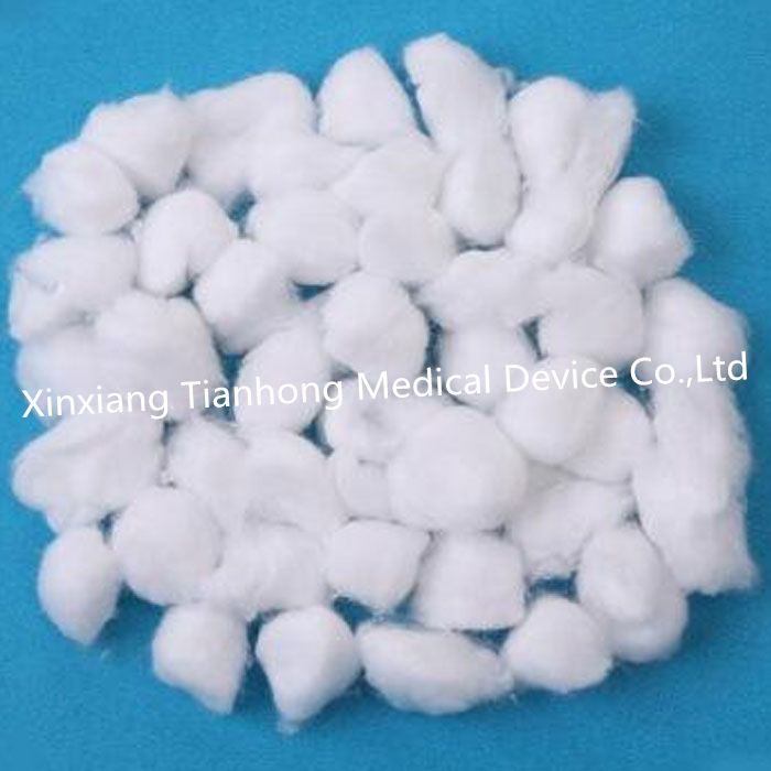 100% cotton high absorbent medical cotton balls