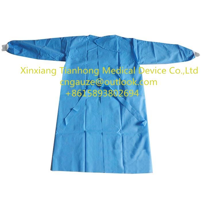 Medical Consumable Plastic Isolation Gowns