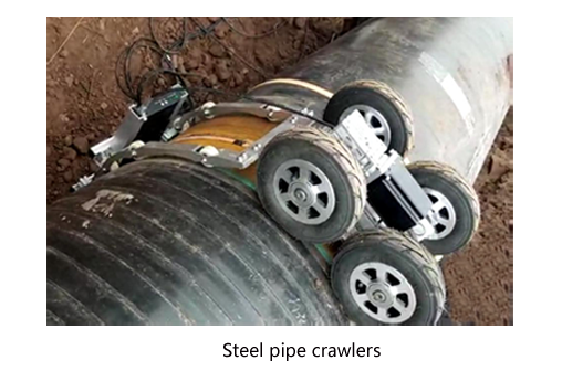 Steel Pipe crawler for NDT