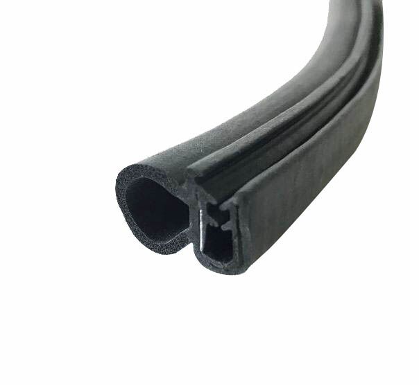 Competitive manufacturer car door rubber strip glass edge trim  rubber extrusion rubber profiles 