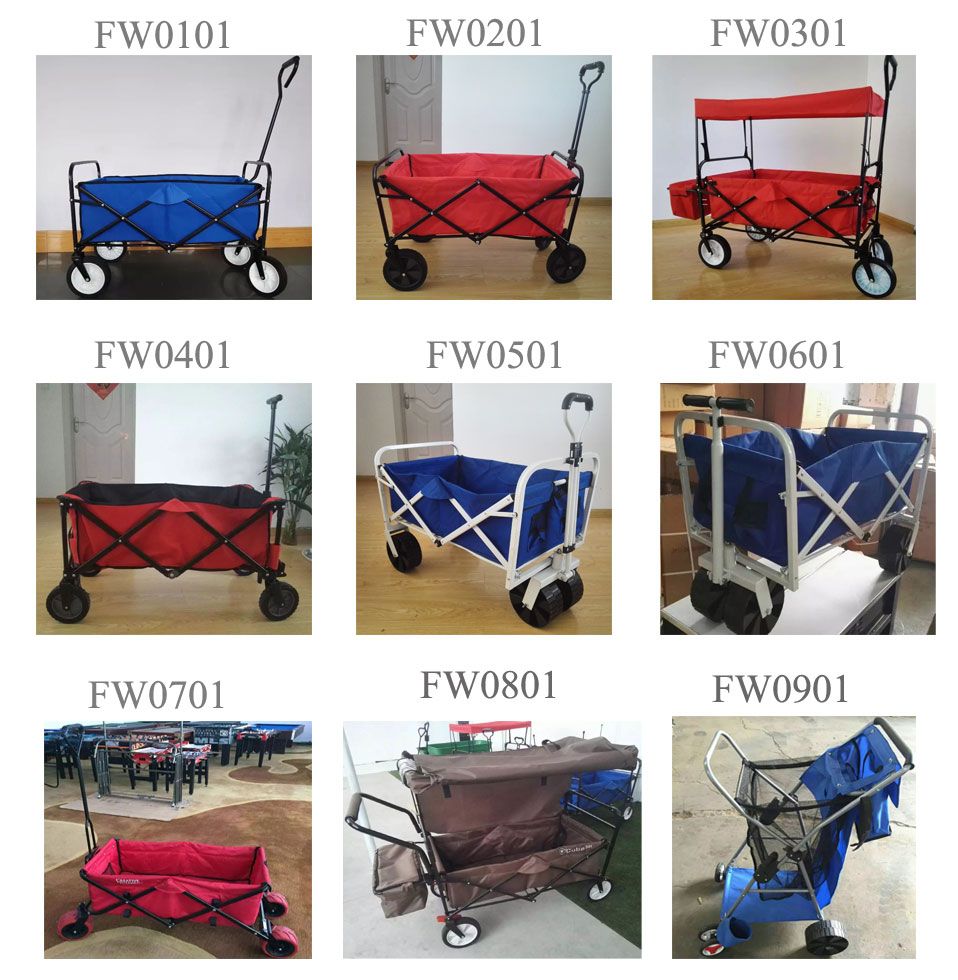 Folding Cart Folding Wagon For Hiking Camping