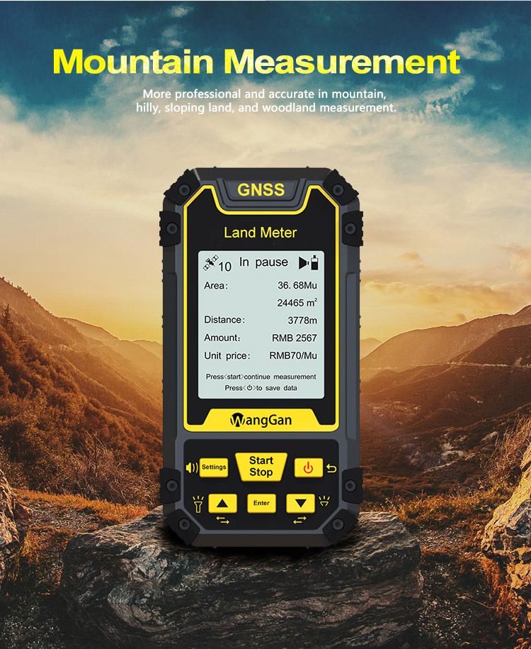 GPS S2 Acre Meter Mountain Acreage Measurement GPS Land Survey Calculator