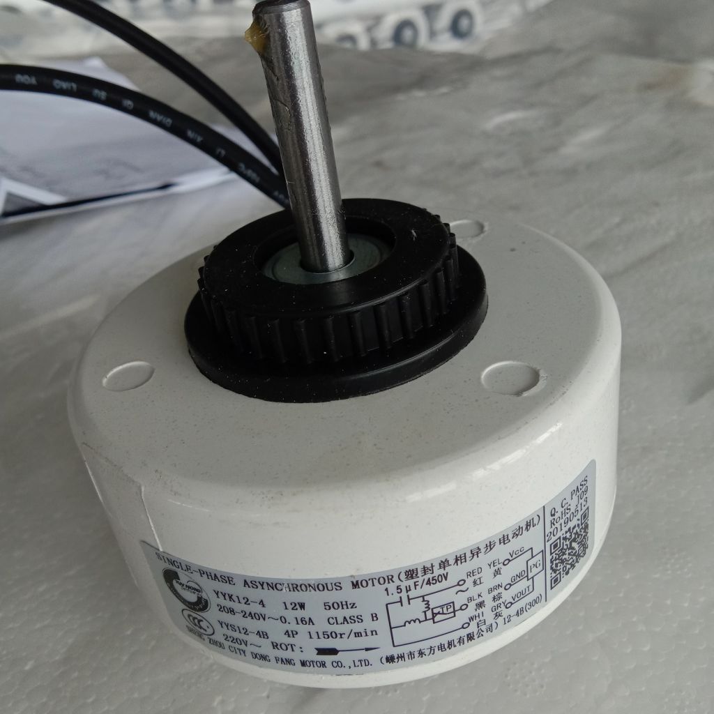 4pole 208-240V Single Phase Asynchronous Electric AC Motor for Aux Indoor Air Conditioner