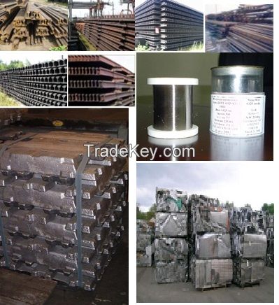 USED RAILS & HMS 1&2,Nickel,Copper,Aluminum,Sulphur,Zinc,Ethanol 96%,Lead 