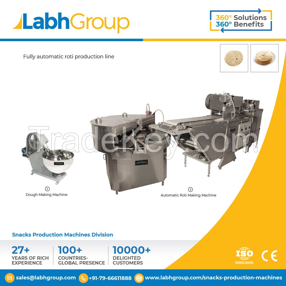 Labh Group Automatic Chapati Roti production line machines