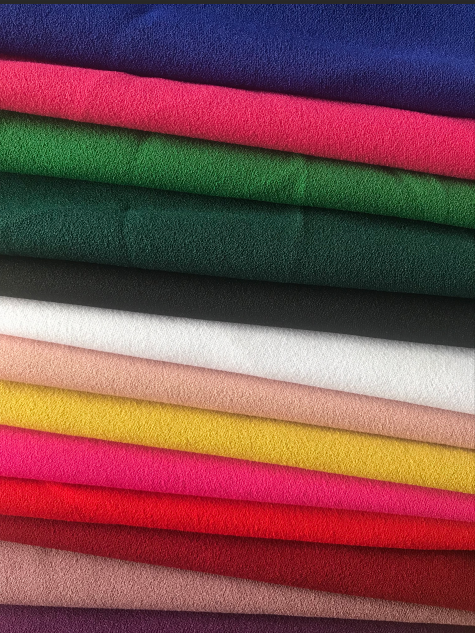 95%POLYESTER 5%SPANDEX SCUBA CREPE / TECHNO CREPE KNITTING FABRIC FOR GARMENT