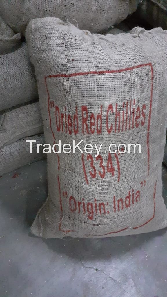 Indian Dried Red Chillies Sannam 334