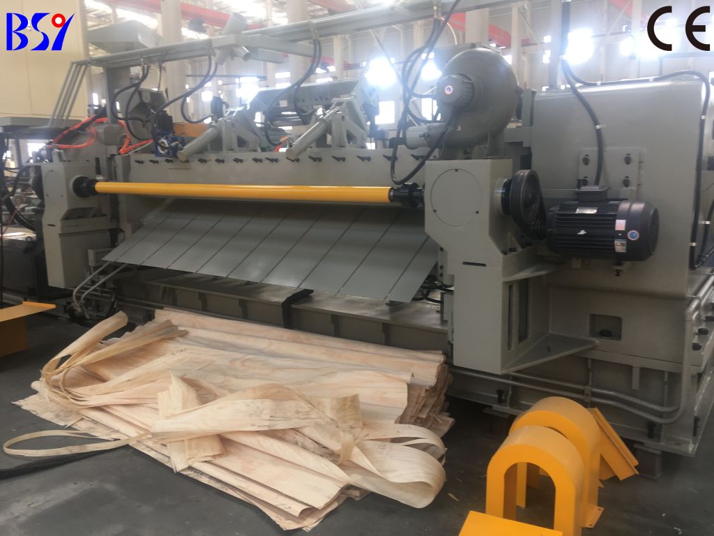 wood veneer peeling machine
