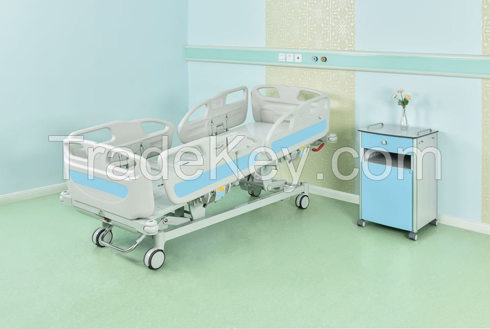 ICU Bed with Backrest X-ray