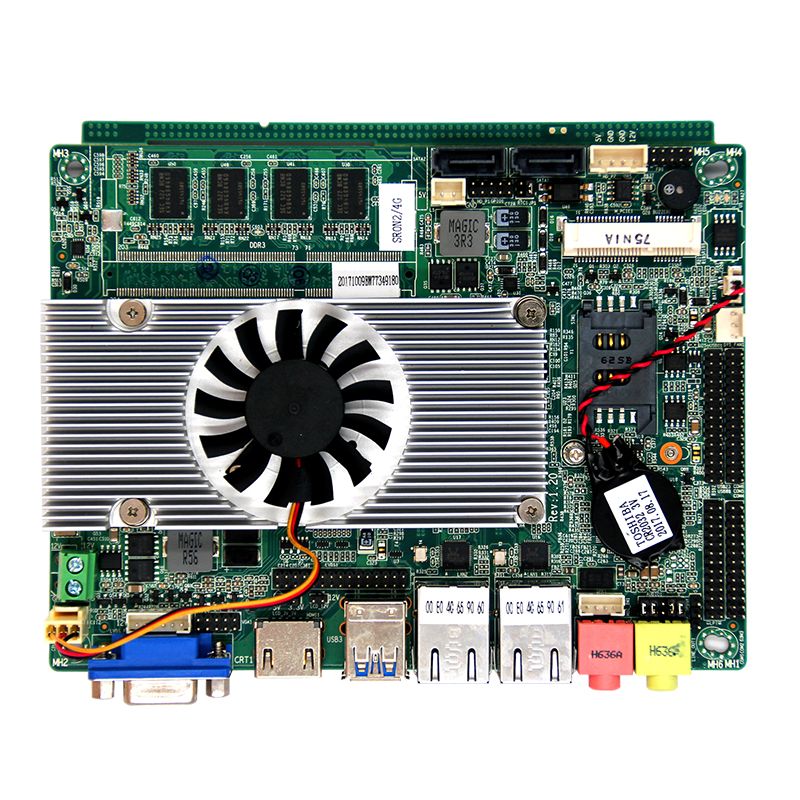 1*Mini-PCIE socket for WIFI/3G embedded industrial tablet motherboard Intel Celeron 1037U processors