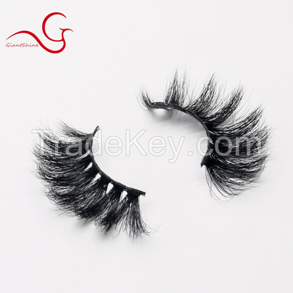  siberian 3d mink fur eyelashes 25mm extra long lashes100%