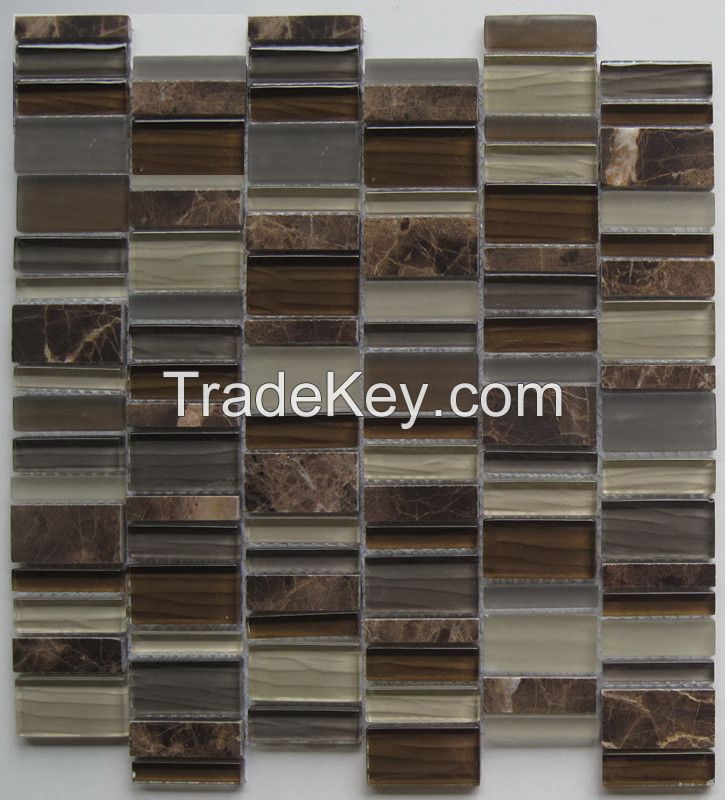 Glass and Stone Mosaic - MD-042RANDMS1P