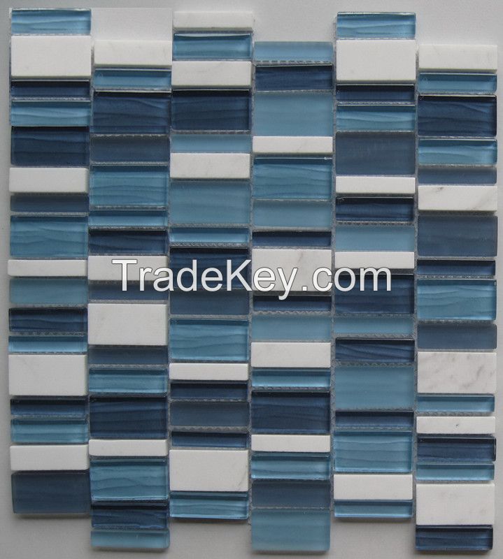 Glass and Stone Mosaic - MD-032RANDMS1P