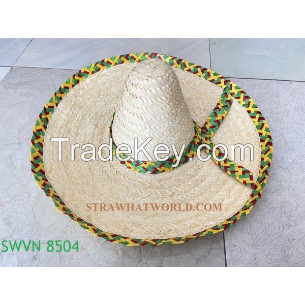 Carnival Mexican Straw hat manufacturer in Vietnam, Carnival Mexican Straw hat Vietnam Manufacturer, Mexican Straw hat Vietnam factory