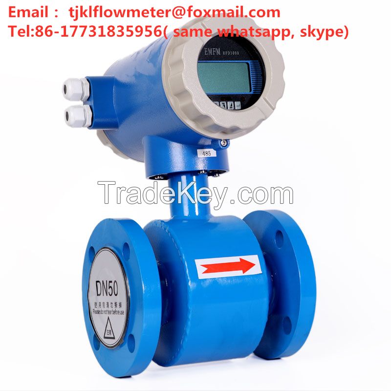 4~20 mA output magnetic water flow meter