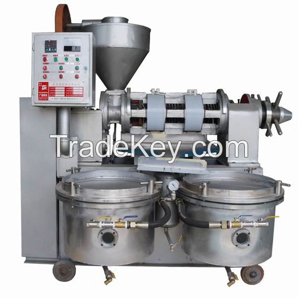 Combined Oil Press With Vacuum Oil Filter