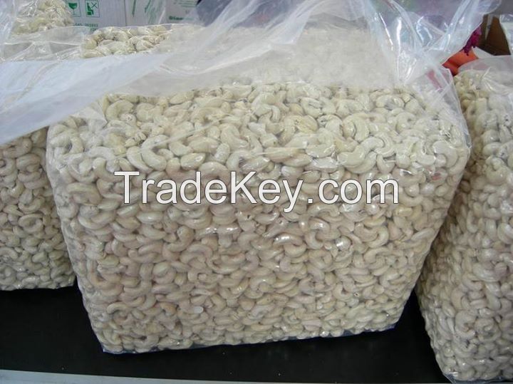 Raw and processed Cashew Nuts