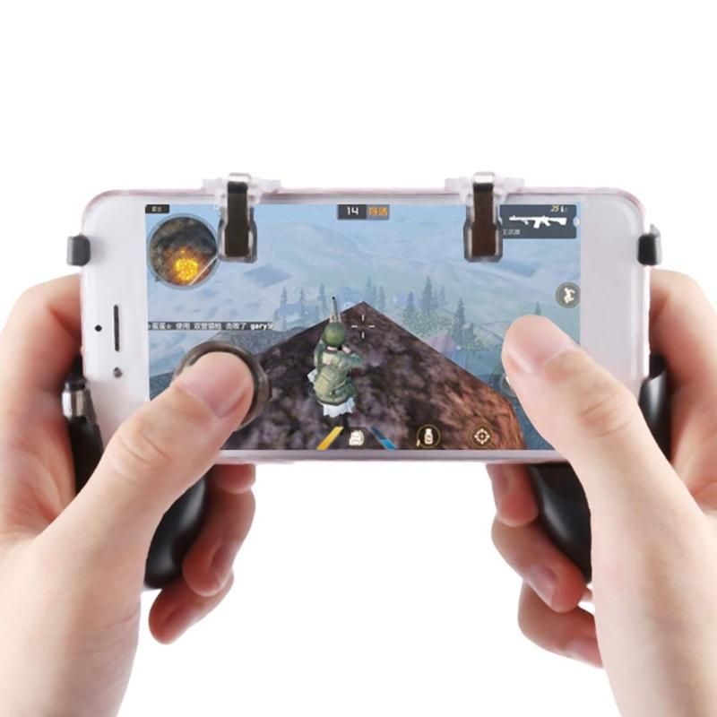 5 in 1 Mobile Phone Gamepad Joystick Controller L1R1 Fire Shooter Buttons Trigger Handle For PUBG