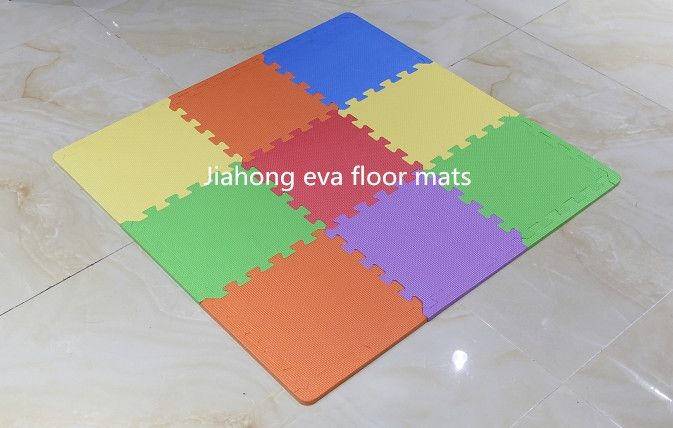 EVA Foam jigsaw mats, EVA Foam Interlocking Floor Mats, 10 numbers Titles Baby Play Mat