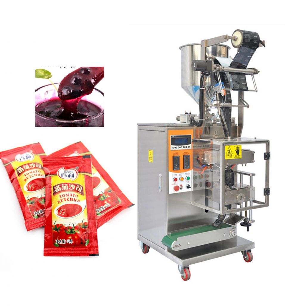 Automatic honey ketchup olive oil shampoo liquid packing machine