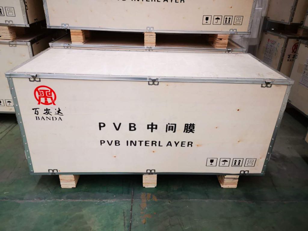 Laminated glass PVB film