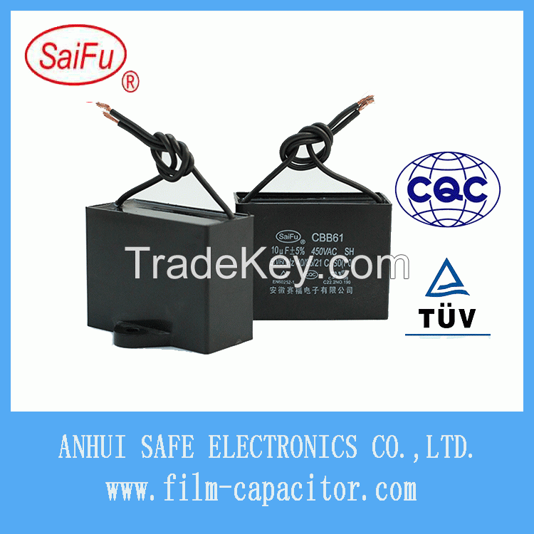 Manufacturer High Quality of AC Motor Cbb61 Capacitor