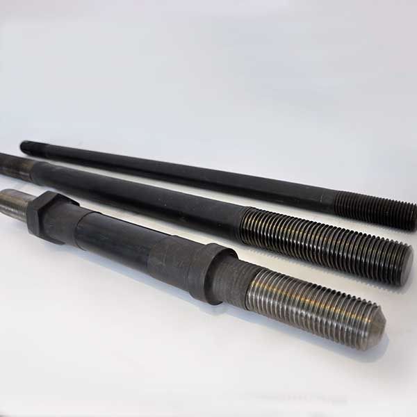 Double end studs, high strength after heat-treated