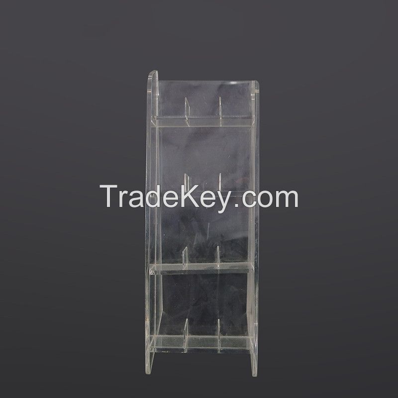 clear acrylic jewelry exhibition holder luxury exhibitor for shop counter