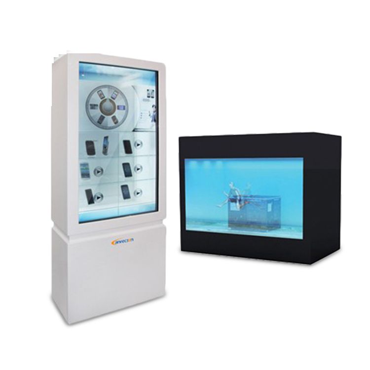 Transparent LCD Showcase 32 Inch Transparent Digital Display Signage