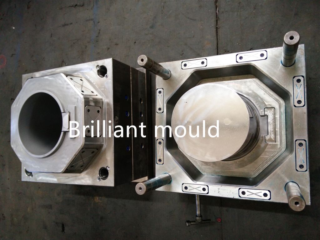 Chinese low price injection mould trash bin mould factory