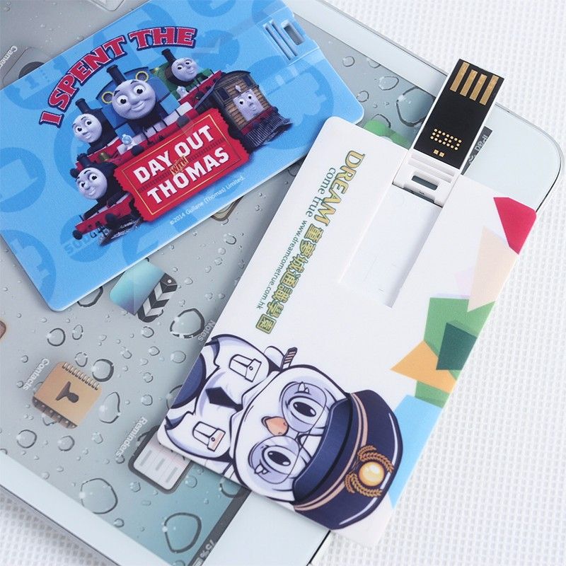Credit card usb flash drive OEM customized logo printing