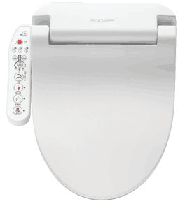 Smart hygiene bidet electric intelligent heated toilet seat and double nozzles cleaning