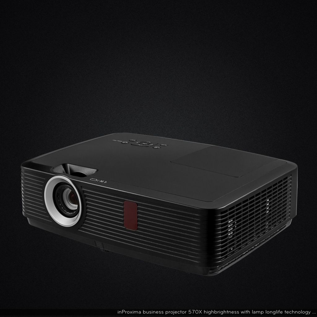 Enjoy become simple, INPROXIMA 570X projector take you into large projection screen better than mini projector