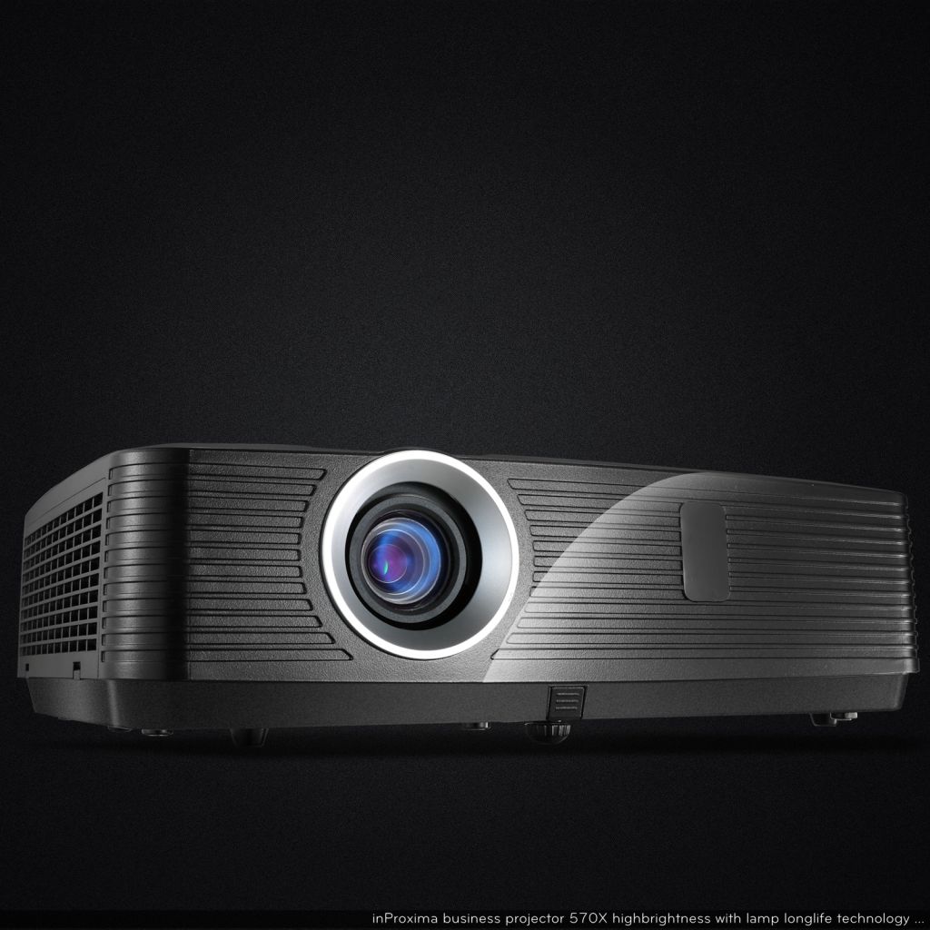 Enjoy become simple, INPROXIMA 570X projector take you into large projection screen better than mini projector