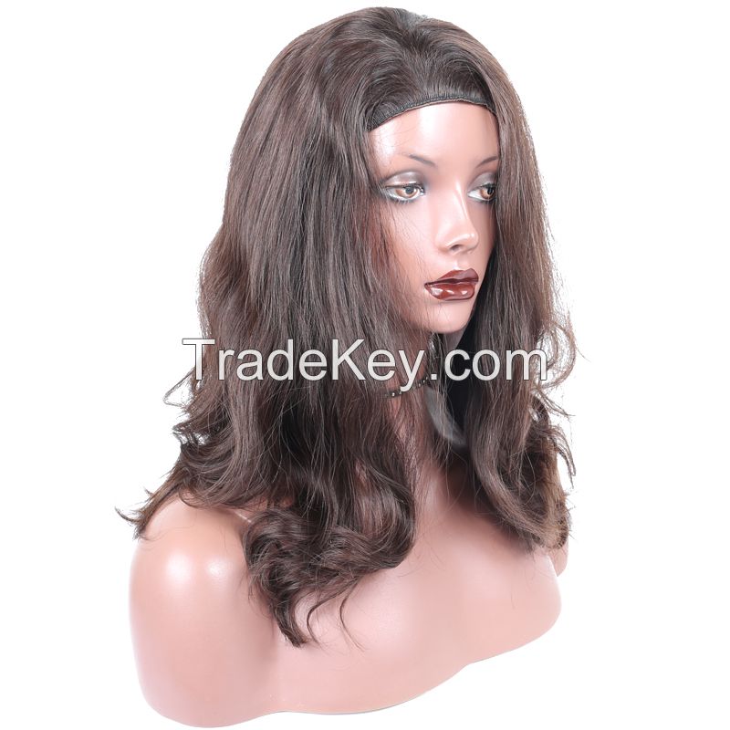 Jewish Wig 100% Unprocessed European Virgin Hair 4x4 Silk Base Human Hair Wigs 130% Natural Wavy Kosher Wigs Sports Bandfall Wig